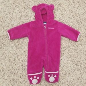 Columbia fleece Bunting snowing